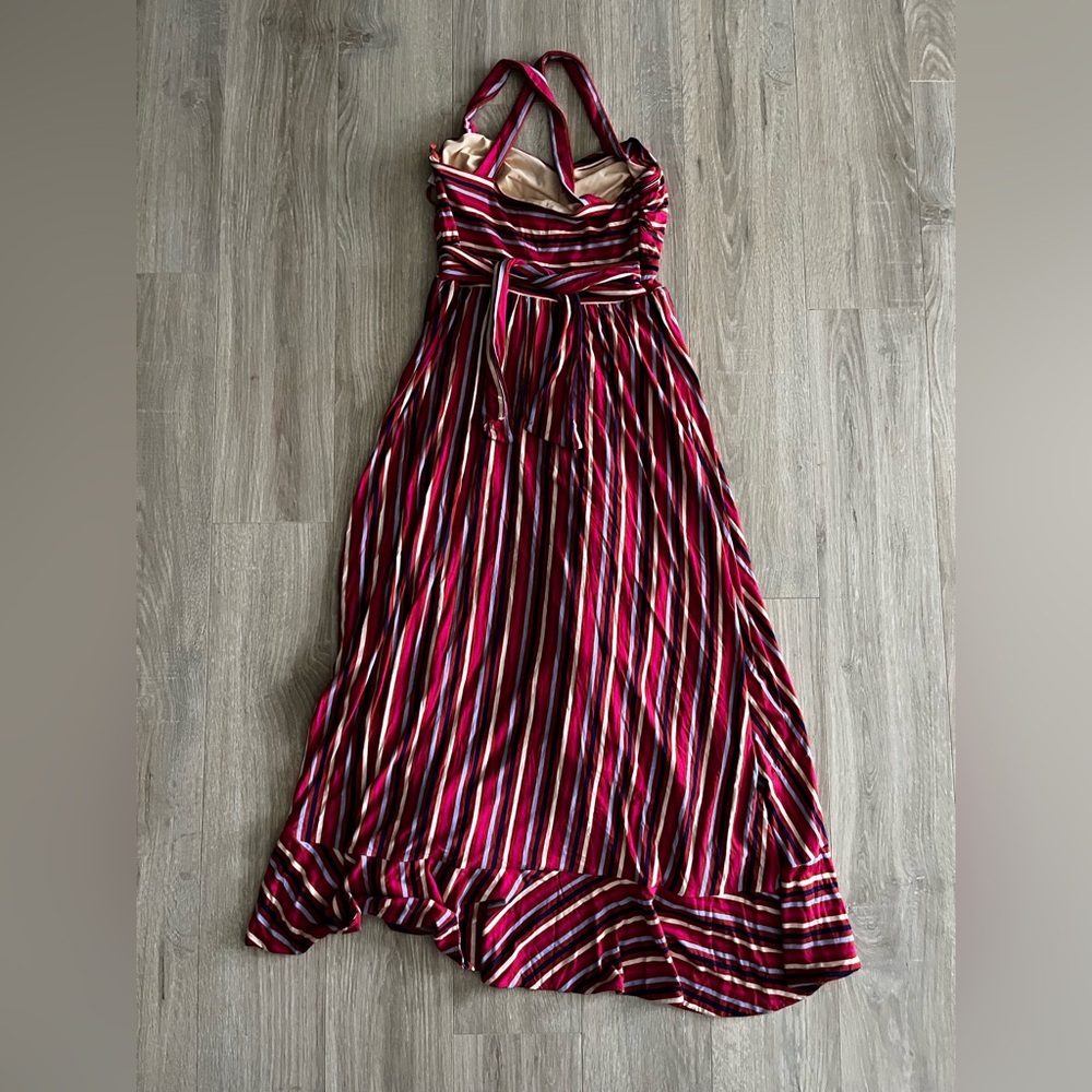 NWT Anthropologie Maeve Women’s  Gabriela Striped Maxi Ruffle Dress - Medium - Picture 10 of 10